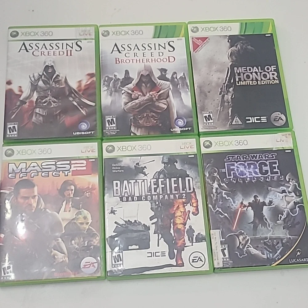 XBOX 360 6 Video‎ Game Collection
